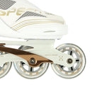 NA2150 WHITE SIZE 38 NILS EXTREME INLINE SKATES