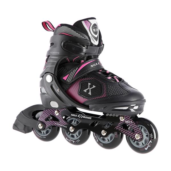 NA9080 BLACK/PURPLE SIZE M (35-38) NILS EXTREME INLINE SKATES