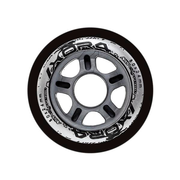 PU 80x24 82A BLACK WHEELS (4 pcs.) NILS EXTREME