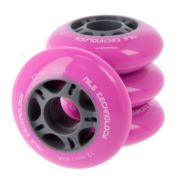 PU 72x24 82A PINK WHEELS (4 pcs.) NILS EXTREME