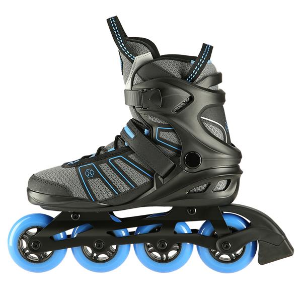 NA14217 BLACK-BLUE SIZE 40 NILS EXTREME ROLLER SKATES