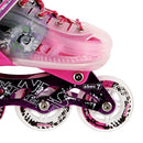 NH18122 4w1 RÓZOWE ROZM. M(34-38)  ŁYŻWOROLKI Z WYM. PŁOZĄ HOKEJOWĄ NILS EXTREME