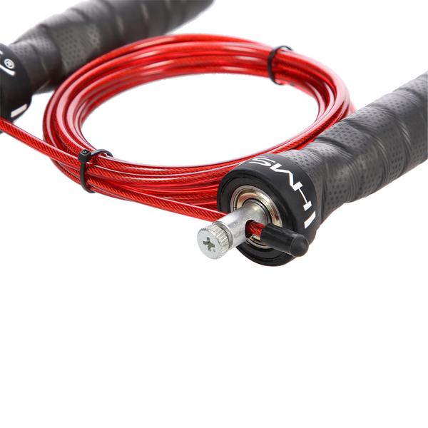 SK48 BLACK/RED SKIPPING ROPE WITH HMS WRAP