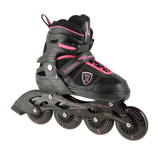 NA19088 BLACK-PINK SIZE L (39-42) NILS EXTREME INLINE SKATES