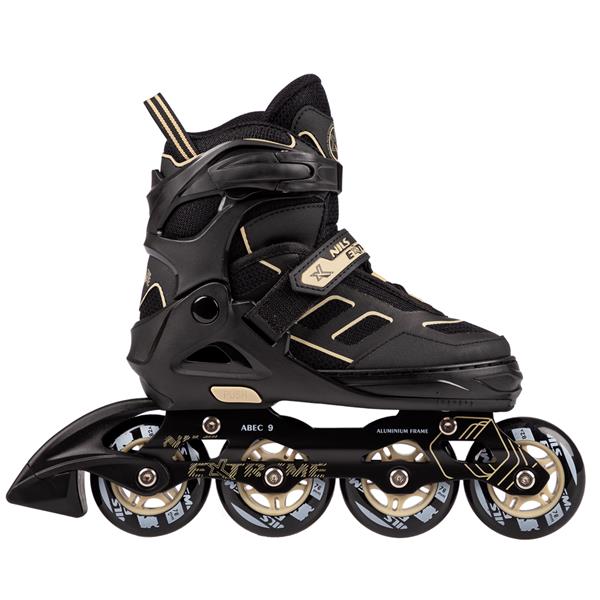 NA14174 A BLACK-BEIGE SIZE S (31-34) NILS EXTREME INLINE SKATES