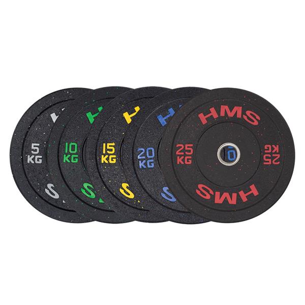 HTBR10 GREEN OLYMPIC BUMPER PLATE 10 KG HMS