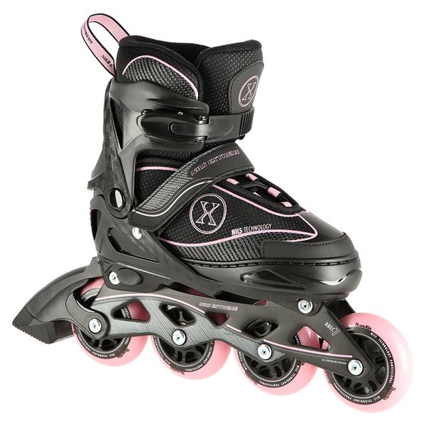 NA11008 BLACK-PURPLE SIZE M (35-38) NILS EXTREME INLINE SKATES