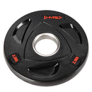 TOX02 BLACK OLYMPIC PLATE RUBBER-COATED 2.5 KG HMS