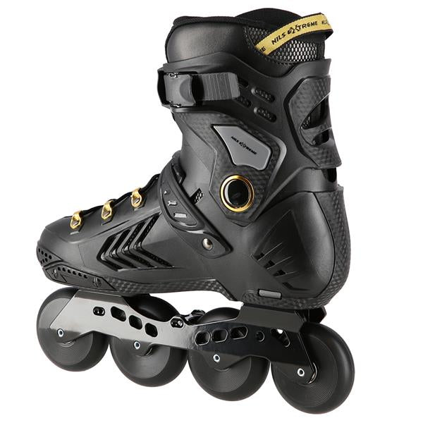 NA20002 BLACK-GOLD SIZE 43 NILS EXTREME SLALOM SKATES