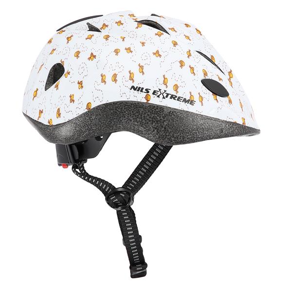 MTV65 WHITE SIZE S (47-55 cm) CHILDREN'S HELMET NILS EXTREME