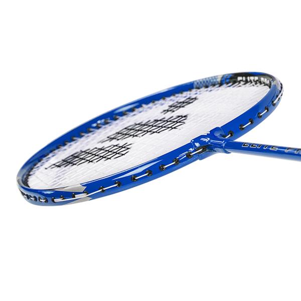 Sada badmintonových raket ALUMTEC 5566, 4dílná + 3dílné rakety + síťka + šňůry na přání