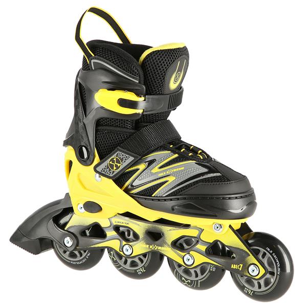 NA11010 BLACK-YELLOW SIZE M (35-38) NILS EXTREME INLINE SKATES