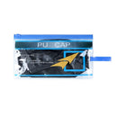 JEDNOBAREVNÁ BK01 ČERNÁ SILIKONOVÁ/PU ŠPIRÁLOVÁ ČEPICE