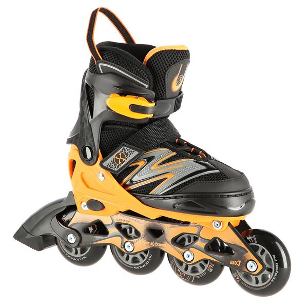 NA11010 BLACK-ORANGE SIZE L (39-42) NILS EXTREME INLINE SKATES