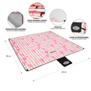 NC2313 PIKNIKOVÁ DEKA FLAMINGO 200×200cm PE + ALU NILS CAMP