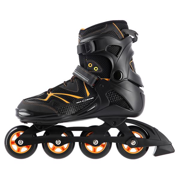 NA9022 BLACK/ORANGE SIZE 39 NILS EXTREME INLINE SKATES