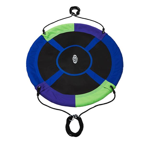 NB5032 GREEN-BLUE DIA.110 CM STORK'S NEST SWING NILS CAMP