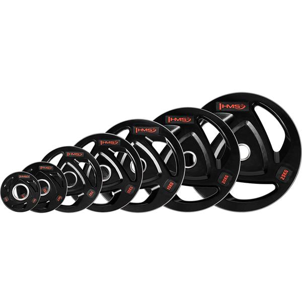 TOX02 BLACK OLYMPIC PLATE RUBBER-COATED 2.5 KG HMS