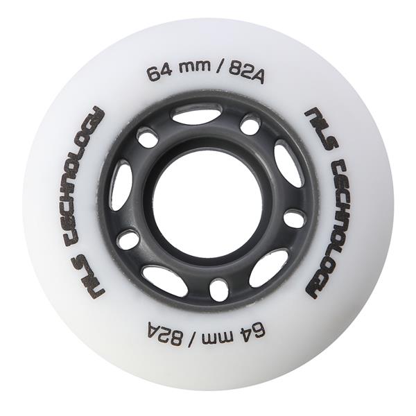 PU 64x24 82A WHITE MATT WHEELS (4 pcs.) NILS EXTREME