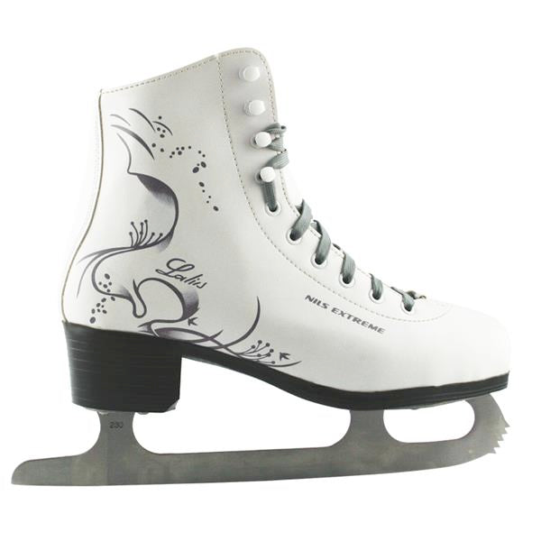 NF496S WHITE SIZE 40 NILS EXTREME FIGURE SKATES