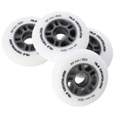 PU 84x24 82A WHITE MATT WHEELS (4 pcs.) NILS EXTREME