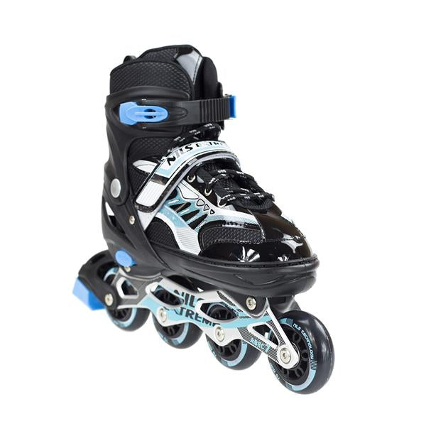 NJ1828 A BLACK SIZE S (31-34) NILS EXTREME INLINE SKATES