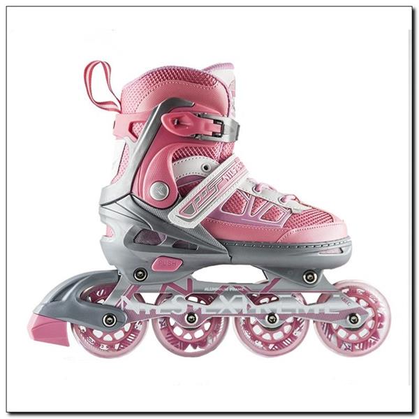NA0328 A RŮŽOVÁ VELIKOST S (30-33) INLINE BRUSLÍ NILS EXTREME