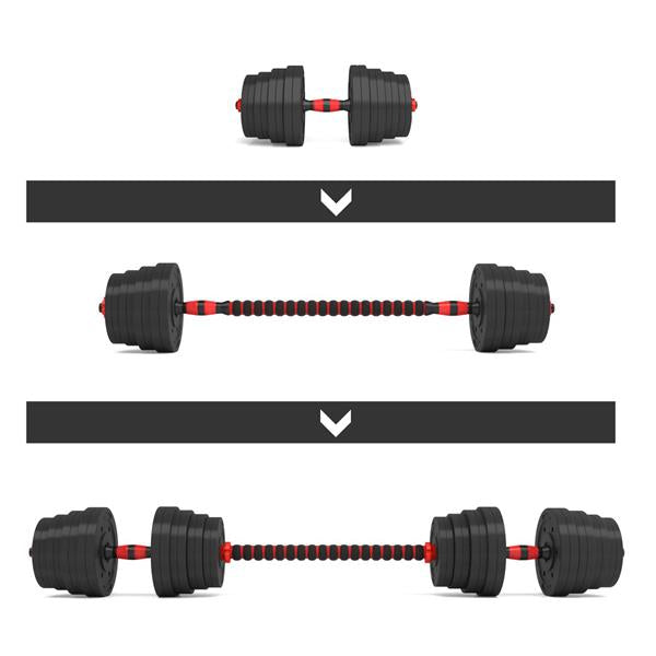 SGP30 COMPOSITE BARBELL 30 KG HMS