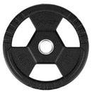 TOH10 BLACK OLYMPIC PLATE RUBBER-COATED 10 KG HMS