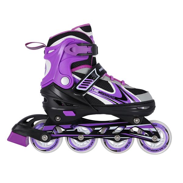 NH18188 A 2in1 VIOLET SIZE M(34-38) SKATING BLADES WITH HOCKEY BOARD NILS EXTREME