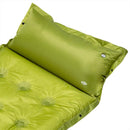 NC4018 ZELENÁ SAMONAFUKOVACÍ KARIETKA S POLŠTÁŘEM NILS CAMP