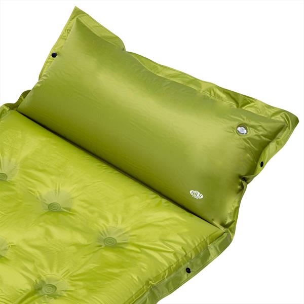 NC4018 GREEN SELF-INFLATION MAT WITH PILLOW NILS CAMP