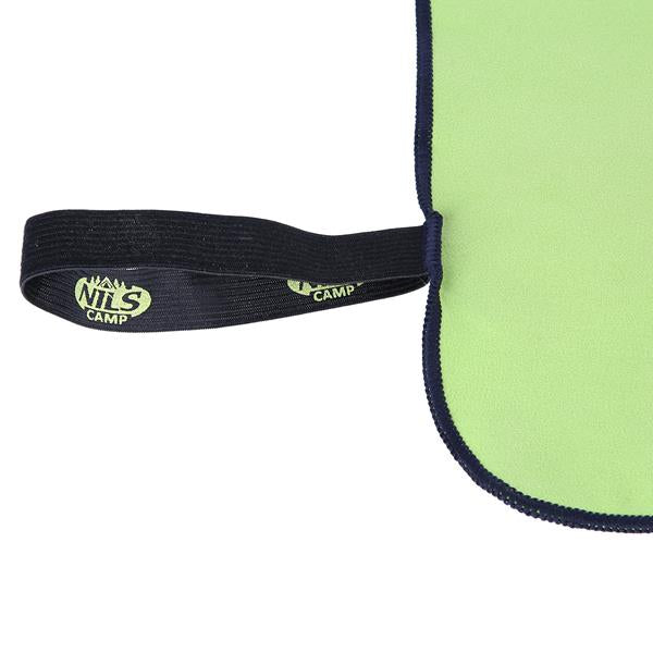 NCR11 GREEN MICROFIBER TOWEL 140x70 cm NILS CAMP