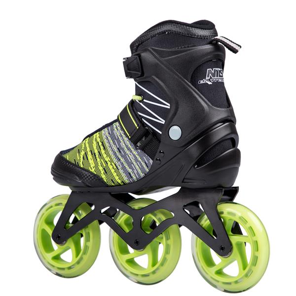 NA1206 BLACK-GREEN SIZE 41 NILS EXTREME INLINE SKATES