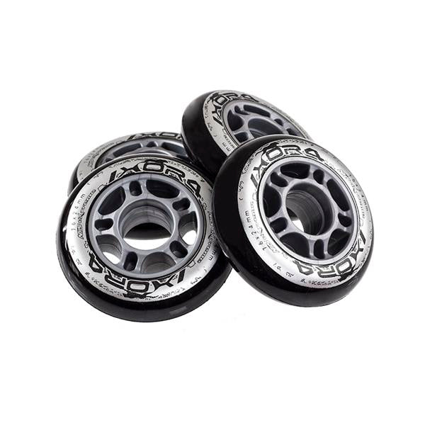 PU 84x24 82A BLACK WHEELS (4 pcs.) NILS EXTREME