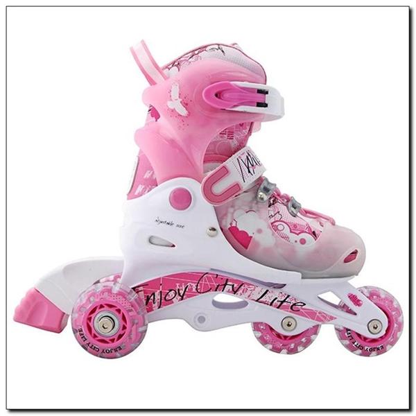 NJ2016 A PINK SIZE S NILS EXTREME INLINE SKATES