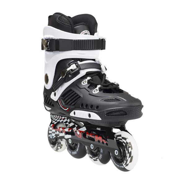 NA12333 BLACK AND WHITE SIZE 43 NILS EXTREME SLALOM SKATES