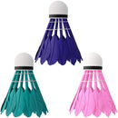 NBL6213 MULTICOLOR FEATHER SHUTTLES 3 PCS. NILS