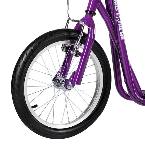 WH119 VIOLET 16/12'' SCOOTER WITH PUMPED WHEELS NILS EXTREME