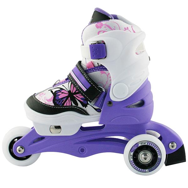 NJ9128 A PURPLE SIZE XS (26-29) NILS EXTREME INLINE SKATES