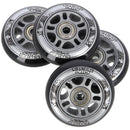 PU 76x24 82A ČERNÁ N (4 ks) + ABEC-9 (8 ks) NILS EXTREME SET