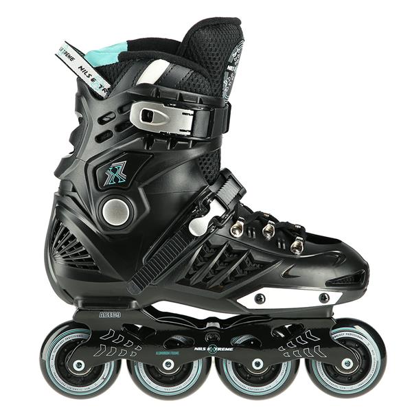 NA20001 BLACK SIZE 43 NILS EXTREME SLALOM SKATES