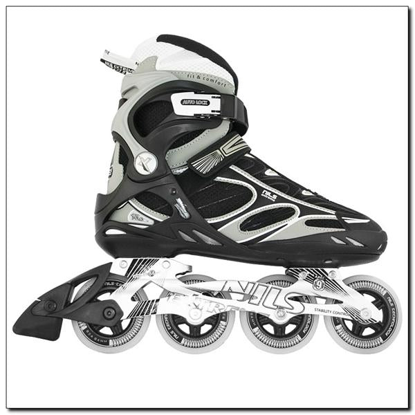 NA5003 S BLACK SIZE 41 NILS EXTREME ROLLER SKATES