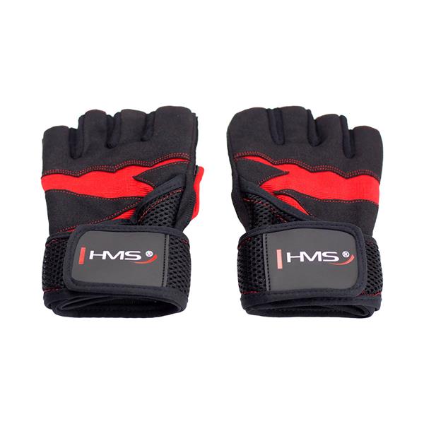 RST02 BLACK/RED SIZE XL GYM GLOVES HMS