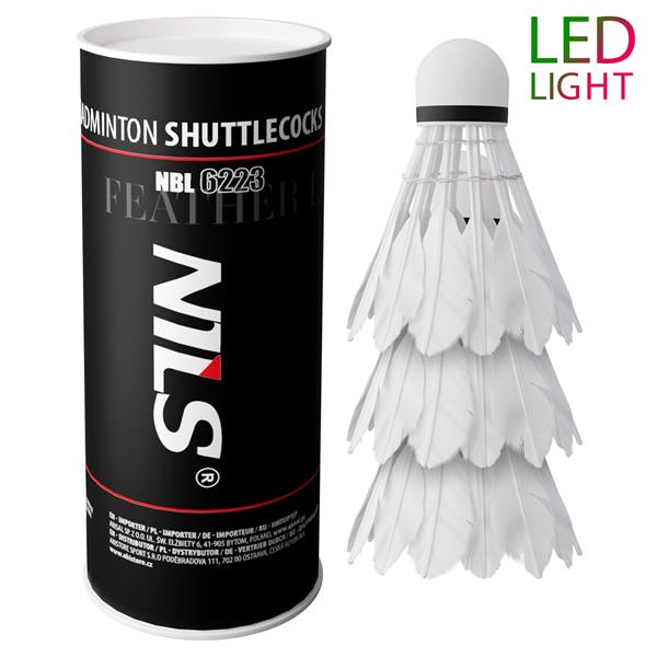 NBL6223 LED PÉŘOVÉ RAKETOPLÁTKY 3 KS. NILS