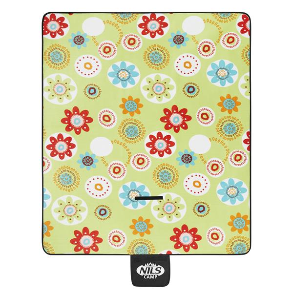 NC2130 PICNIC BLANKET FLOWER 150x130 EPE NILS CAMP