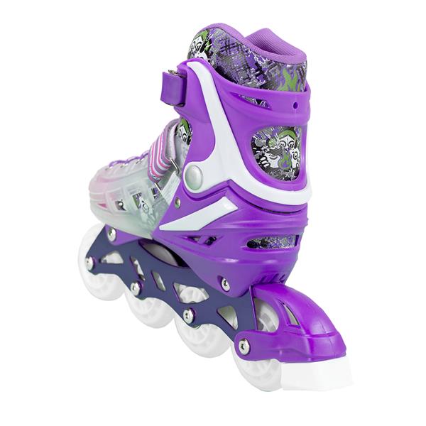 NJ1812 A PURPLE SIZE S (29-33) NILS EXTREME INLINE SKATES