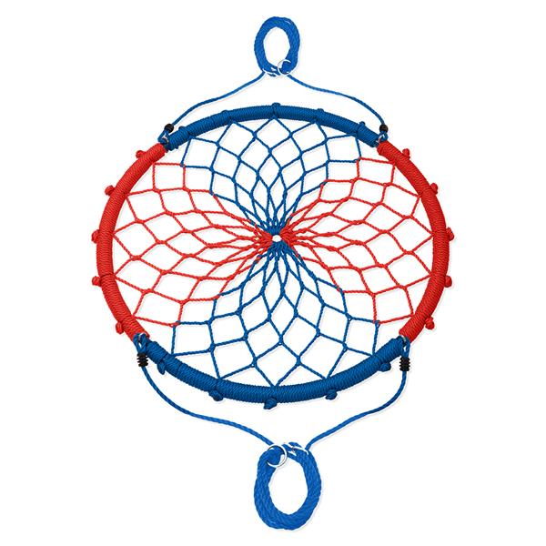 NB5039 BLUE-RED DIA.100 CM STORK'S NEST SWING NILS CAMP