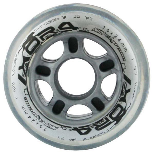 PU 76x24 82A TRANSPARENT WHEELS (4 pcs.) NILS EXTREME