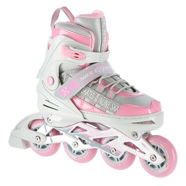 NA1186 PINK SIZE S (31-34) NILS EXTREME INLINE SKATES